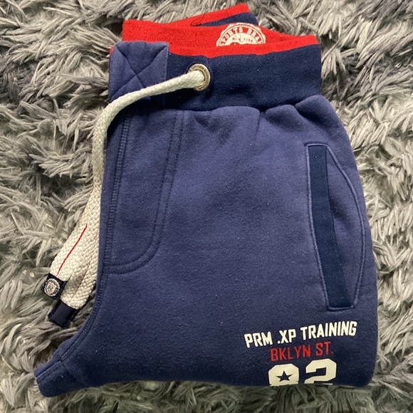 Kids Sweatpants. Blue and Red. - Picture 4 of 4